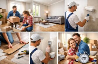 Переезд без стресса: срочный косметический ремонт квартир