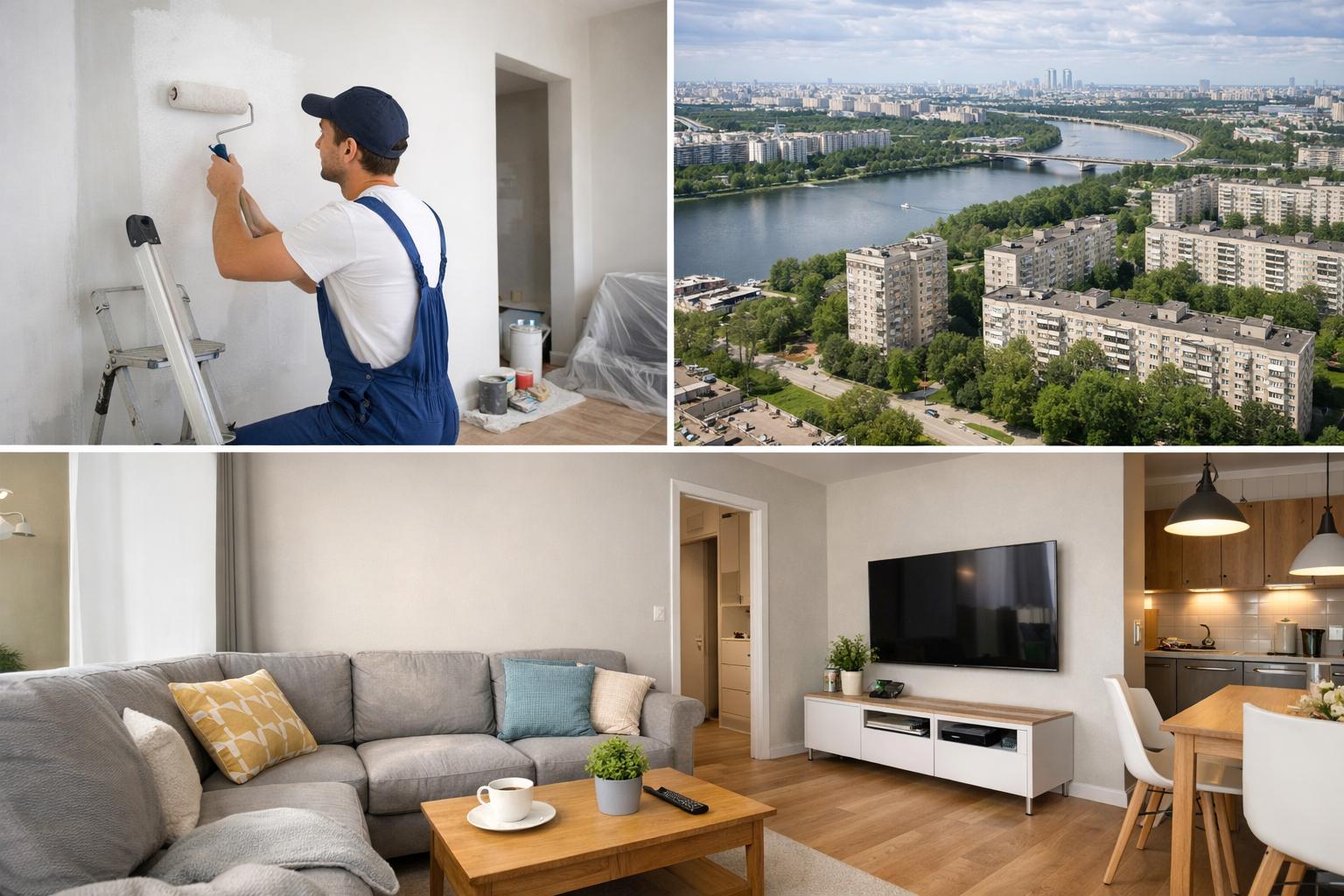 Почему выгоден косметический ремонт в Южном Тушино: быстро, доступно, локально